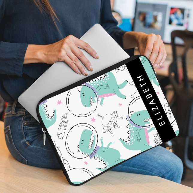 Ruimtedinosaurussen, Schattigee dinosaurussen, Ste Laptop Sleeve (Creator heeft geüpload)