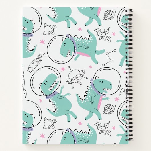 Ruimtedinosaurussen, Schattigee dinosaurussen, Ste Notitieboek (Achterkant)