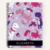 Ruimtedinosaurussen, Schattigee dinosaurussen, Ste Notitieboek (Voorkant)