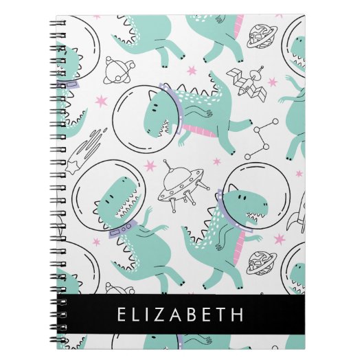 Ruimtedinosaurussen, Schattigee dinosaurussen, Ste Notitieboek (Voorkant)