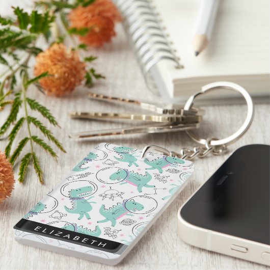 Ruimtedinosaurussen, Schattigee dinosaurussen, Ste Sleutelhanger (Voorkant Rechts)