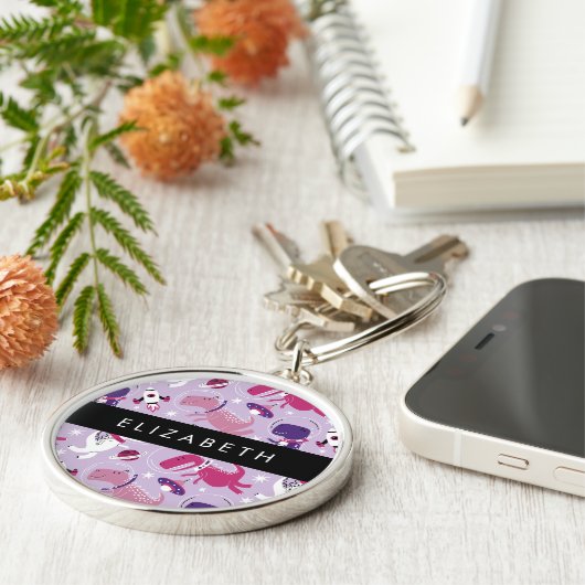 Ruimtedinosaurussen, Schattigee dinosaurussen, Ste Sleutelhanger (Zijkant)