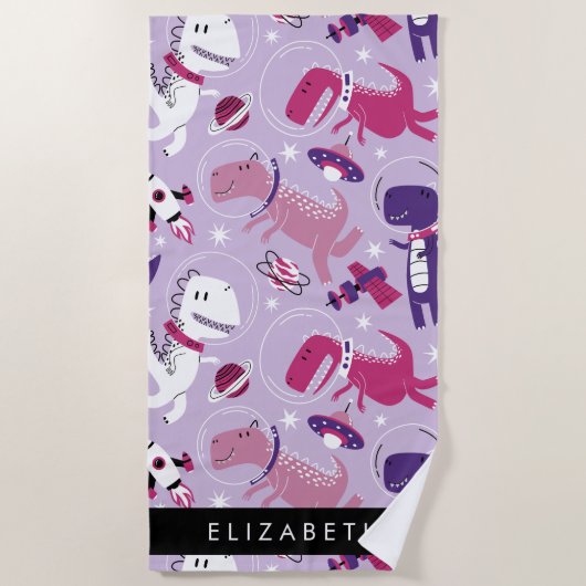 Ruimtedinosaurussen, Schattigee dinosaurussen, Ste Strandlaken (Voorkant)