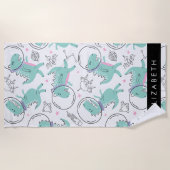 Ruimtedinosaurussen, Schattigee dinosaurussen, Ste Strandlaken (Voorkant)