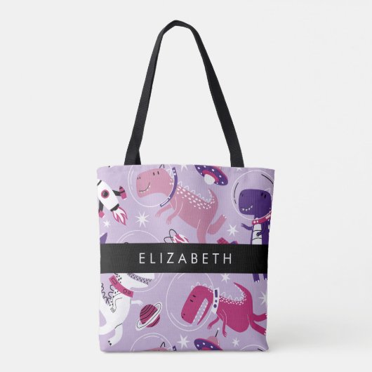 Ruimtedinosaurussen, Schattigee dinosaurussen, Ste Tote Bag (Achterkant)