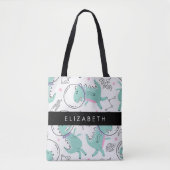 Ruimtedinosaurussen, Schattigee dinosaurussen, Ste Tote Bag (Voorkant)