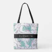 Ruimtedinosaurussen, Schattigee dinosaurussen, Ste Tote Bag (Achterkant)