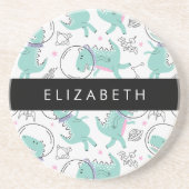 Ruimtedinosaurussen, Schattigee dinosaurussen, Ste Zandsteen Onderzetter (Voorkant)