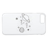 Ruimtedoedle Case-Mate iPhone Case (Achterkant (Horizontaal))