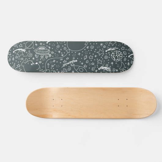Ruimtedoedle Persoonlijk Skateboard (Horizontaal)