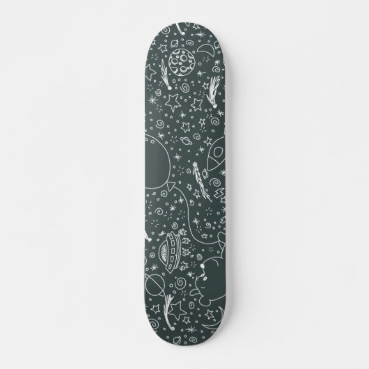 Ruimtedoedle Persoonlijk Skateboard (Voorkant)