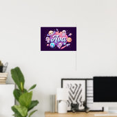 Ruimtedromen Ava Wall Art Poster (Thuiskantoor)