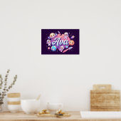 Ruimtedromen Ava Wall Art Poster (Keuken)