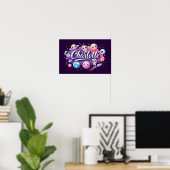 Ruimtedromen Charlotte Wall Art Poster (Thuiskantoor)