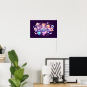 Ruimtedromen Emma Wall Art Poster (Thuiskantoor)