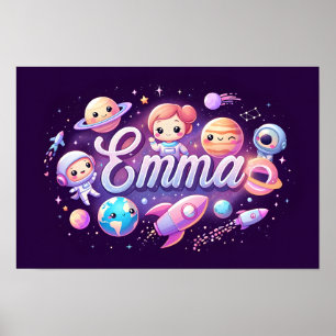 Ruimtedromen Emma Wall Art Poster