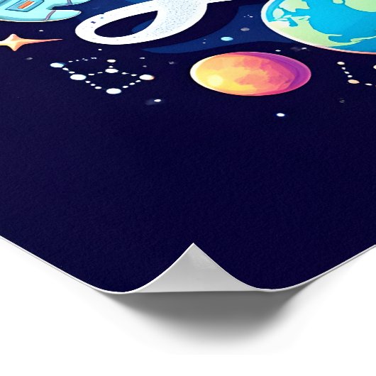 Ruimtedromen Lucas Wall Art Poster (Hoek)