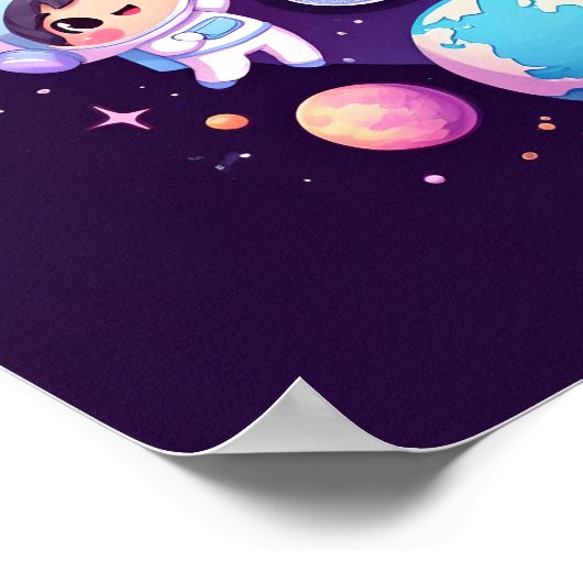 Ruimtedromen Sophia Wall Art Poster (Hoek)