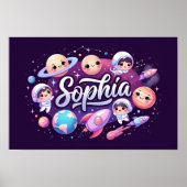 Ruimtedromen Sophia Wall Art Poster (Voorkant)