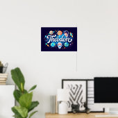 Ruimtedromen Theodore Wall Art Poster (Thuiskantoor)