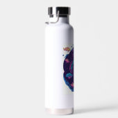 Ruimtedroomkat � Grappige Vaporwave Galaxy Kitty Waterfles (Rechts)