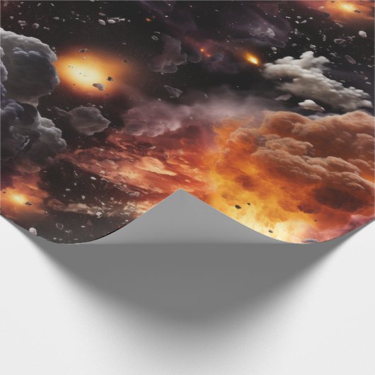 Ruimteexplosies inpakpapier (Hoek)