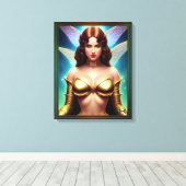 Ruimtefee van de Gouden Eeuw van Xzendor7 Canvas Afdruk (Insitu (Houten vloer))