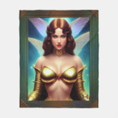 Ruimtefee van de Gouden Eeuw van Xzendor7 Fleece Deken (Voorkant)