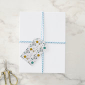 Ruimtefeestjes kinder cadeautas cadeaulabel (Met Touw)