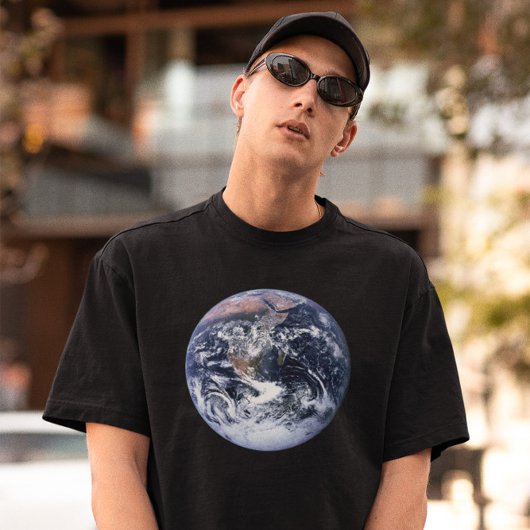  ruimtefoto Aarde Tri-Blend Shirt