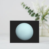 Ruimtefoto van de Planet Uranus Briefkaart (Staand voorkant)