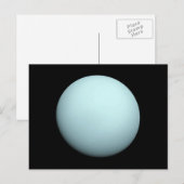 Ruimtefoto van de Planet Uranus Briefkaart (Voorkant / Achterkant)