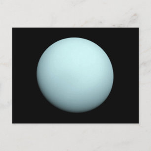 Ruimtefoto van de Planet Uranus Briefkaart