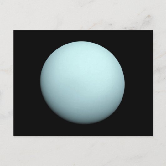 Ruimtefoto van de Planet Uranus Briefkaart (Voorkant)