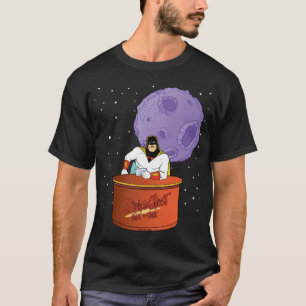 Ruimtegaaskust voor kust op set t-shirt