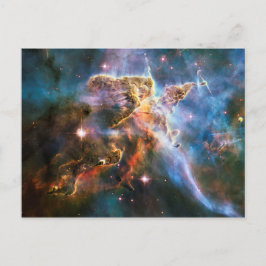 Ruimtegalaxiale nebula. Universe sterren. Hubble N Briefkaart