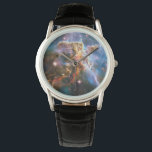 Ruimtegalaxiale nebula. Universe sterren. Hubble N Horloge<br><div class="desc">Ruimteverneveling en sterren kijken uit.</div>