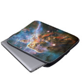 Ruimtegalaxiale nebula. Universe sterren. Hubble N Laptop Sleeve (Voorkant onderkant)