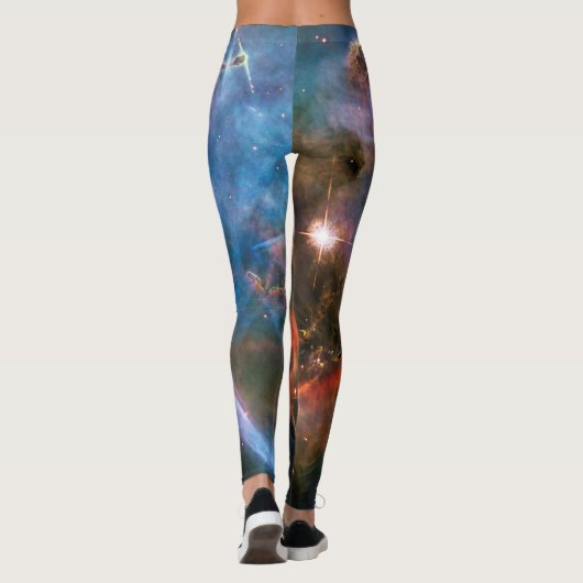 Ruimtegalaxiale nebula. Universe sterren. Hubble N Leggings (Achterkant)