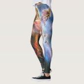 Ruimtegalaxiale nebula. Universe sterren. Hubble N Leggings (Links)