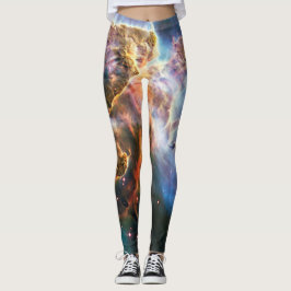 Ruimtegalaxiale nebula. Universe sterren. Hubble N Leggings