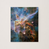 Ruimtegalaxiale nebula. Universe sterren. Hubble N Legpuzzel (Verticaal)