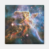 Ruimtegalaxiale nebula. Universe sterren. Hubble N Magneet (Voorkant)
