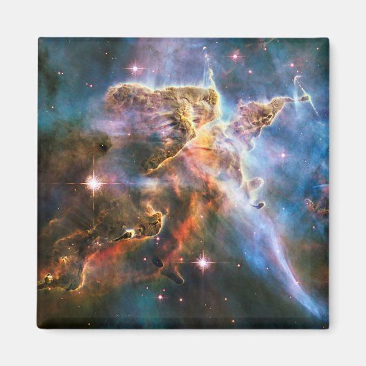 Ruimtegalaxiale nebula. Universe sterren. Hubble N Magneet (Voorkant)