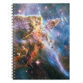Ruimtegalaxiale nebula. Universe sterren. Hubble N Notitieboek (Voorkant)