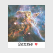 Ruimtegalaxiale nebula. Universe sterren. Hubble N Sticker (Vel)