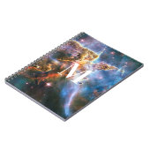 Ruimtegalaxiale nebula. Universe sterren. Monogram Notitieboek (Linkerzijde)