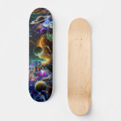 Ruimtegalaxy Planets Nebula Persoonlijk Skateboard (Voorkant)