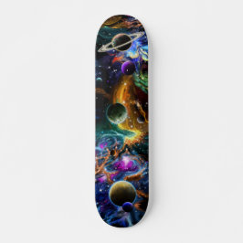 Ruimtegalaxy Planets Nebula Persoonlijk Skateboard