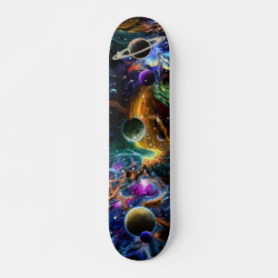 Ruimtegalaxy Planets Nebula Persoonlijk Skateboard